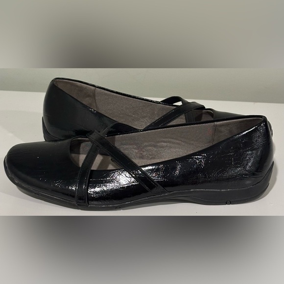 Life Stride Soft System Black Cushion Pattern Ballet Slip On’ Flats Sz. 11 M. - Picture 5 of 11